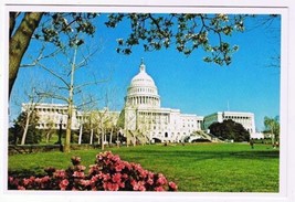 District of Columbia DC Postcard Washington Capitol Building Silberne Series - £2.34 GBP