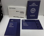 2007 Toyota Avalon Owners Manual - $38.61