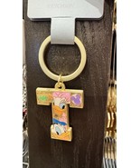 Disney Parks Mickey Mouse and Friends Letter T Metal Keychain NEW - $31.61 CAD