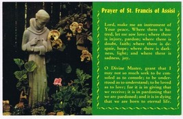 Postcard Prayer Of St Francis Of Assissi - £3.10 GBP
