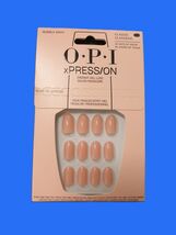 OPI xPRESS/ON Nude Press On Nails Gel-Like Salon Manicure Beige Coffin S... - $11.95