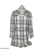 Worthington Womens Dress Jacket Size 4 Plaid White Gray Purple Business - €20,04 EUR