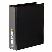 Marbig 4 D-ring Clearview Insert Binder 50mm (A4) - Black - £23.43 GBP