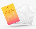Printable Heat Transfer Vinyl - 20 Pack Heat Transfer Paper For T Shirts... - £22.72 GBP