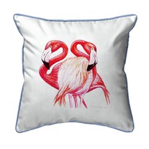 Betsy Drake Two Flamingos Extra Large 22 X 22 Indoor Outdoor Pillow - £55.38 GBP