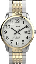Timex Men's Stainless Steel Quartz Watch with Easy-Reader Dial - $2,450.29 MXN