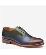 Johnston &amp; Murphy Tan/Navy/Green Full Grain 175th Anniversary Cap Toe si... - €118,12 EUR