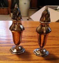 000 Vintage LaFrance Reg USA Silver Plate Salt &amp; Pepper Shakers 102 - $19.99