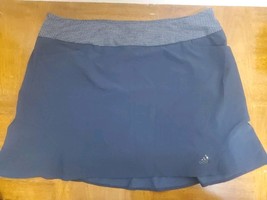 Adidas Women&#39;s Blue Athletic Tennis Golf Skort Skirt Pockets Athletic Si... - $13.95