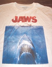 Vintage Style Jaws Movie T-Shirt Mens Large Shark New - £15.55 GBP