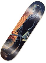 Frankie Was A Rocker Frankenstein Maple 8.75&quot; Skate Deck Artist Mike Bell NWT - $69.00