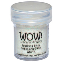 WOW! Embossing Powder 15ml-Sparkling Snow - £12.00 GBP
