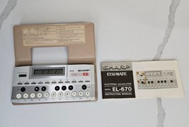Sharp ELSI EL-670 Electronic Calculator Synthesizer Music Compact Keyboa... - £84.44 GBP