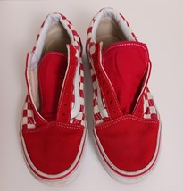 VANS Old Skool Red Size 7 Women Checkered Low-Top Skate Sneakers NO SHOE... - $420.86 MXN
