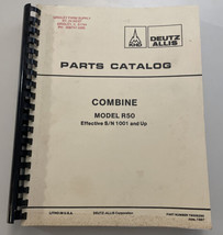 Deutz Allis Combine R50 Gleaner Parts Catalog Manual Book 1987 - £30.26 GBP