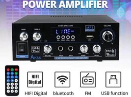 900W HiFi Digital Amplifier - Channel 2.0 - Bluetooth 5.0 Surround Sound... - $46.03