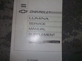 1991 1992 Chevy Lumina Methanol Service Shop Repair Manual Supplement OEM - £3.91 GBP