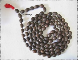 Lotus Seed Kamal Gatta Japa Mala 108+1 Beads Prayer Hindu Meditation Energized - £34.92 GBP