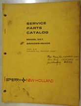 New Holland 357 Feed Grinder Parts Manual - $10.00