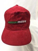 Vintage Murray Pacific Tacoma Washington Red Corduroy Truckers Hat Snapback Red - £15.79 GBP