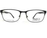 Maxx Eyeglasses Frames ANDRE BLACK Rectangular Full Rim Extra Large 59-1... - $46.53