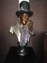 One Puff At A Time LTD Bronze Life Size Statue    31&quot; H x 18&quot; W - $18,250.00
