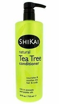 NEW Shikai Natural Tea Tree Conditioner Nourishes and Soothes the hair 24 Ounce - £19.43 GBP