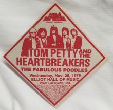 TOM PETTY - VINTAGE ORIGINAL NOV. 28, 1979 ELLIOT HALL CLOTH CONCERT STA... - $20.00