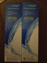 2 Pack Icepure RWF1200A Refrigerator Water Filters For LG & Kenmore -New - $19.79