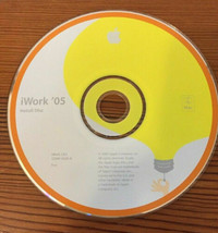 2005 iWork 05 Macintosh Mac 1.0.1 Install Office Software Install Disc CD - $24.99