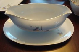 KPM Krister Germany Exceptional China, Set of Gravy Boat and Tray 3pcs [81D] - £48.98 GBP