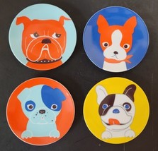 Jewel 3.75&quot; Mini Decorative Dog Plates Made in Japan - Lot of 4 - £22.04 GBP