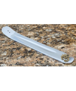 OM Symbol Solid Aluminum &amp; Brass Stick Incense Burner  9.5” - $219.96 MXN