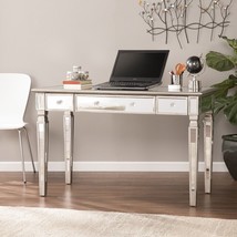48" Silver Mirrored With Three Drawers - $13,628.31 MXN