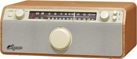 Sangean WR-12 Tabletop FM/AM/Aux-in/Analog Wooden Cabinet Radio Receiver, Walnut - £133.12 GBP