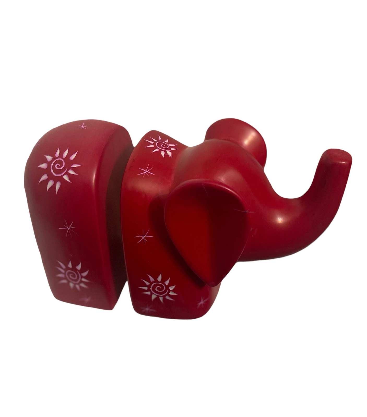 Soapstone Elephant Bookends - $45.99