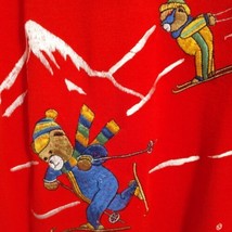 Embroidered Cyn Les Sweater S NEW Ski Bears Pullover Shirlee Designs Vintage 70s - £67.24 GBP