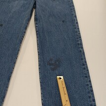 Levi's Premium Women's Blue Cotton Blend Button Fly High Rise Jeans Size (26×27) image 5