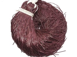 Dabka/French Wire For Embroidery and Jewellery Work Redwood Brown 100gm 1MM - $20.10