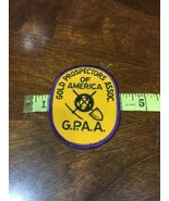Gold Prospectors Of America Association Embroidered Iron On Patch GPAA - $8.91