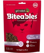 Get Naked Cat Health Biteables Soft Cat Treats Chicken Feast Flavor - £24.41 GBP