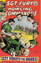 Sgt. Fury and His Howling Commandos Comic Book #54, Marvel 1968 FINE/FINE+ - $14.98