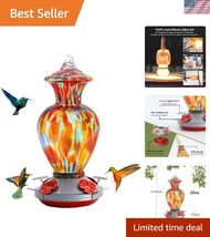 Bee Resistant Hummingbird Feeder with 4 Ports - Easy Clean &amp; Beautiful D... - $45.00