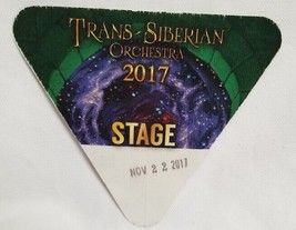 Tso TRANS-SIBERIAN Orchestra - 2017 Original Concert Tour Backstage Pass *LAST1* - £7.99 GBP
