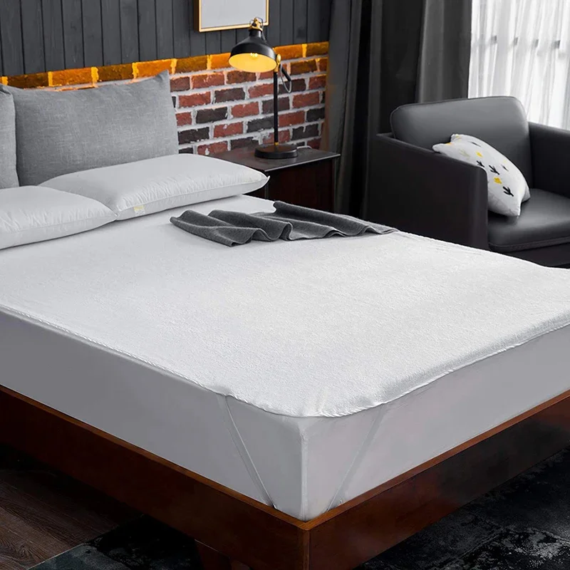 Waterproof Bed Mattress Protector Soft Cozy Anti-mite Breathable Fitted Bed - $22.56+