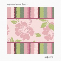 Pepita Needlepoint kit: Mauve Collection Floral 3, 10&quot; x 10&quot; - £60.94 GBP+