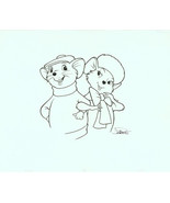 Jon Pinto Original Art SIGNED Walt Disney World Park Rescuers ~ Bernard ... - $128.69