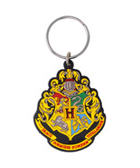 Harry Potter Hogwarts Logo Keychain Yellow - £8.64 GBP