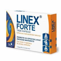 2 PACK LINEX FORTE Probiotic Sinbiotic For Normal Intestinal Flora caps.... - £40.05 GBP