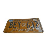 Vintage Pennsylvania PA License Plate Collectible BEY-632 1999-2000 - $223.01 MXN